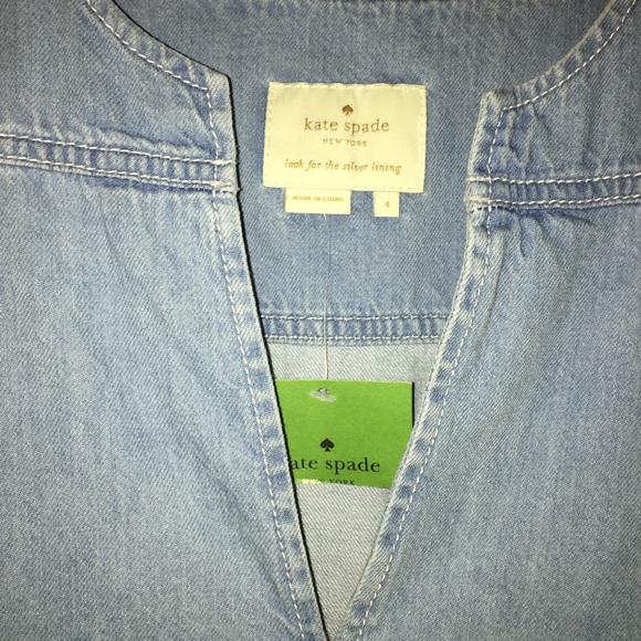 Kate Spade Dip Dyed Denim Dress - Picture 4 of 6